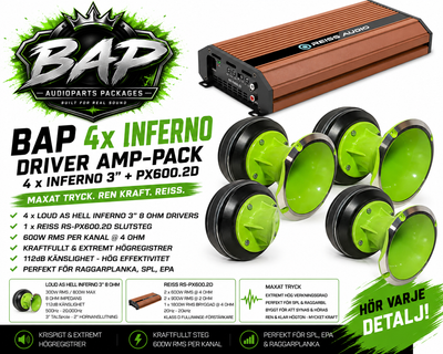 BAP 4x Inferno Driver Amp-Pack