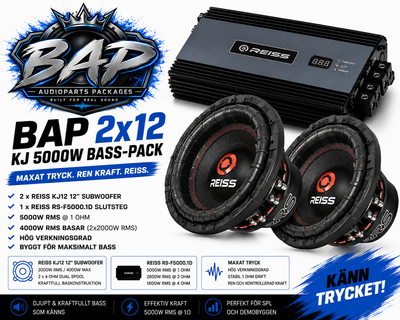 BAP 2x12 KJ 5000W Bass-Pack – Reiss 2x12”