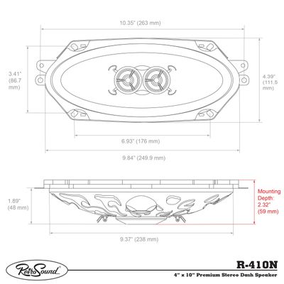 Retrosound R-410N 4x10"