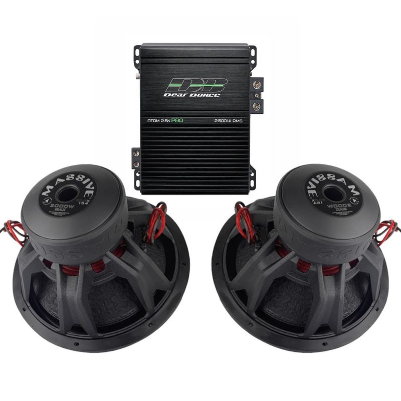 Massive Audio 2x15" KILOX ampkit