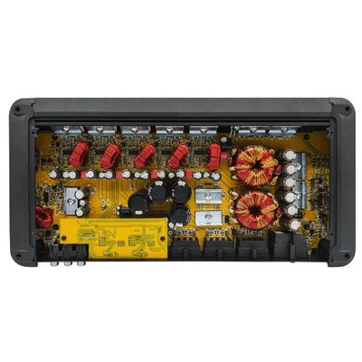 GX1200.6 - 1200W 6-Channel Class D Amplifier | Flush Mounted Bass Knob | High Level Input Capable | Low Pass and Subsonic Crossovers