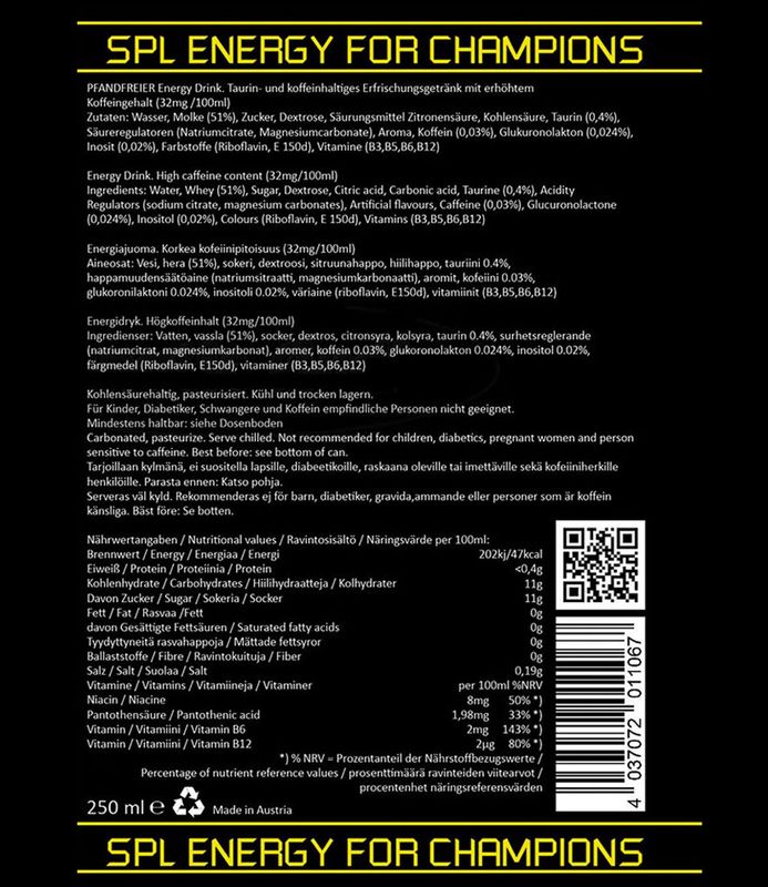Ground Zero energy drink 250ml