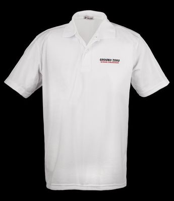 Ground Zero black polo shirt with GZ logo S