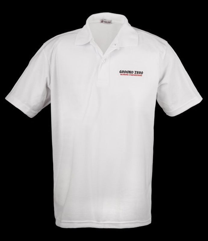 Ground Zero black polo shirt with GZ logo S