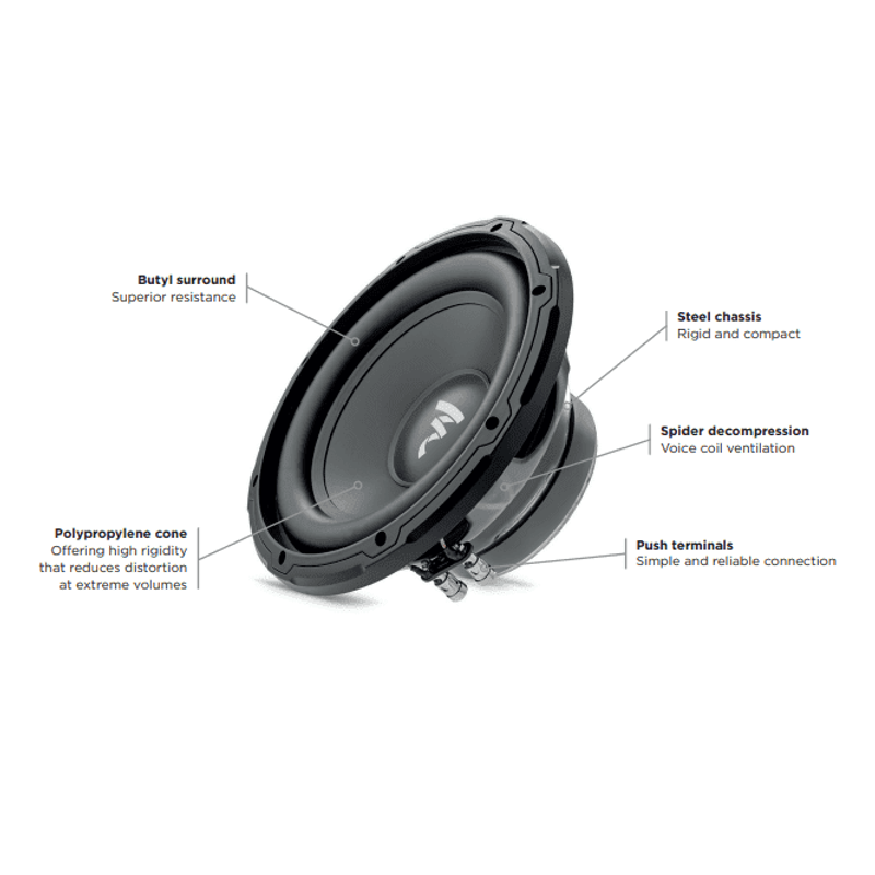 SUB10 FOCAL Car Subwoofer Speaker | 10" 250w RMS / Max 500w