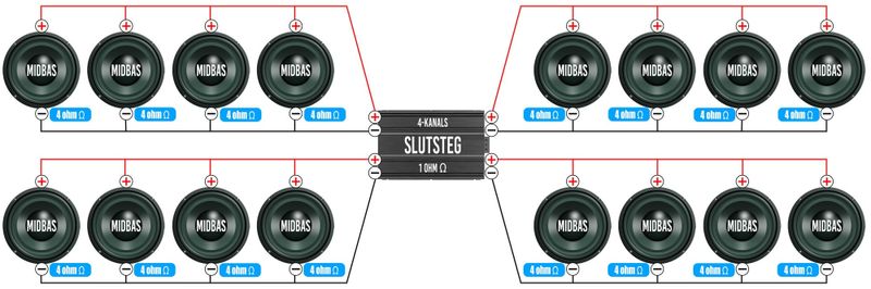 4 ohms element 16st