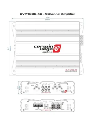 Cerwin-Vega CVP1200.4D