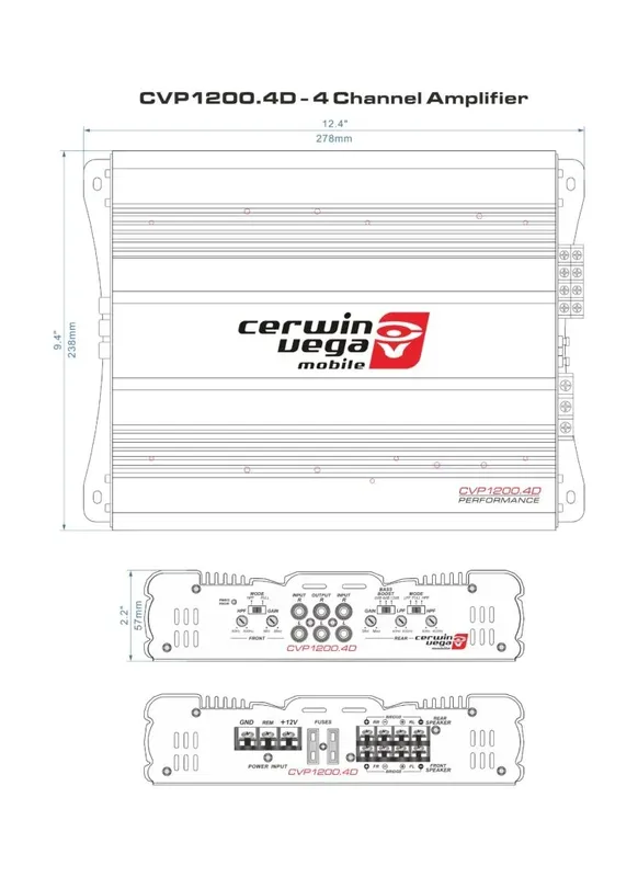 Cerwin-Vega CVP1200.4D