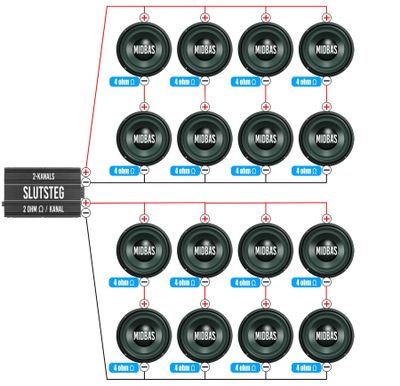 4 ohms element 16st