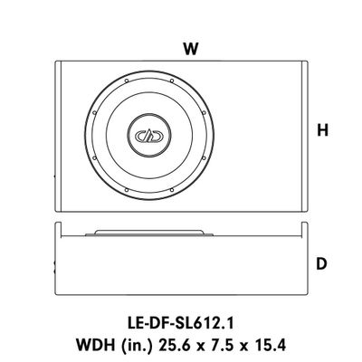 DD Audio 	LE-DF-SL612-D2