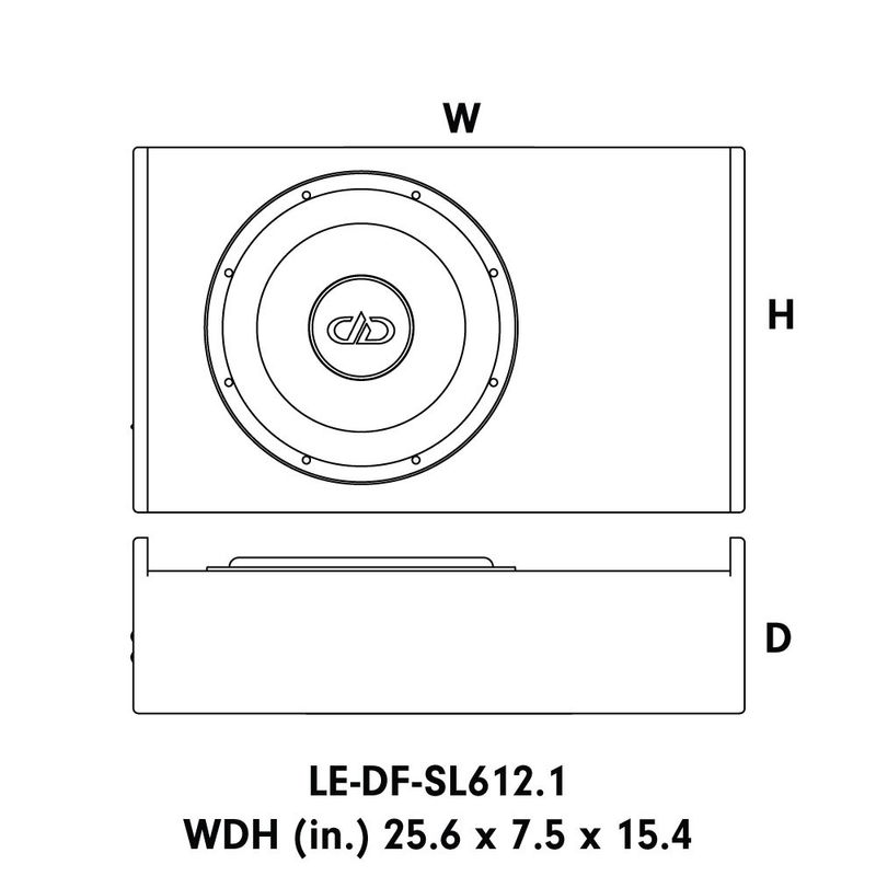 DD Audio 	LE-DF-SL612-D2
