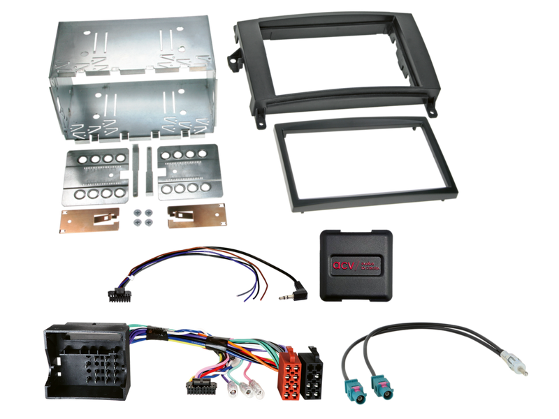 ACV 621190-18-1  2-DIN Kit Mercedes different vehicles SWC/antenna
