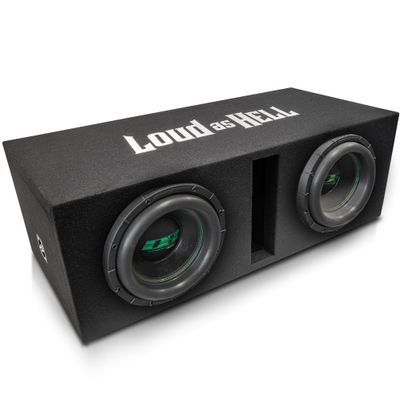 Deaf Bonce 2x10" LOUD AS HELL låda 2x1 Ohm