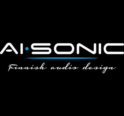 AI-SONIC STICKER white 300x74mm