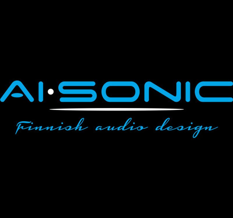 AI-SONIC STICKER blue 80x10mm