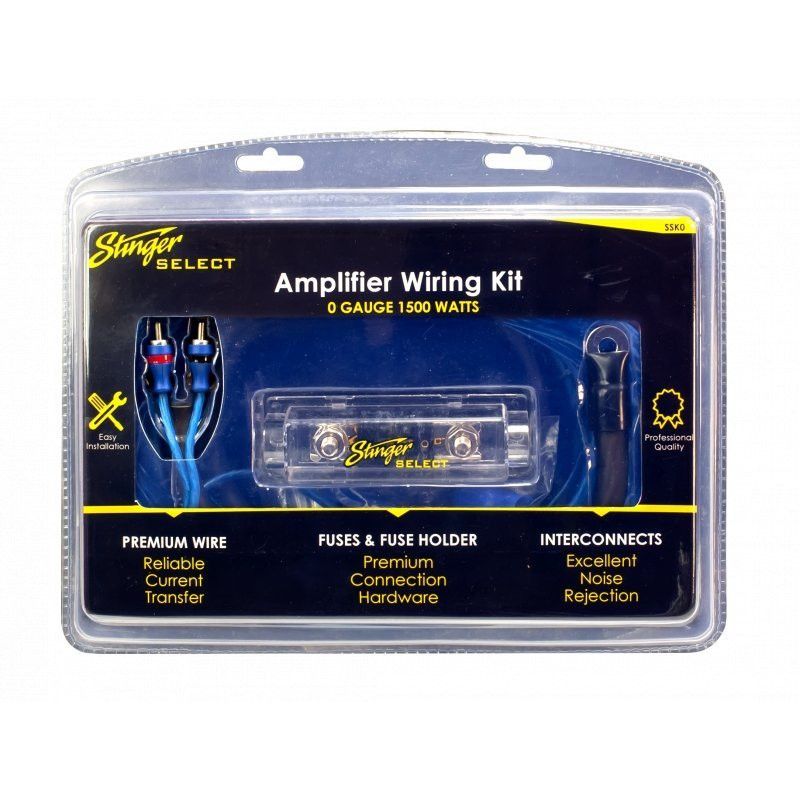 Stinger SSK0 1/0GA 1500 Watts Amplifier Wiring Kit