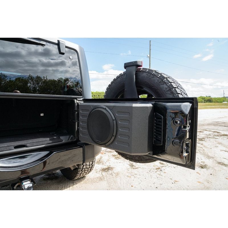 Phoenix Gold Tailgate 12-Inch Subwoofer Enclosure Speaker | 2007-2022 Jeep Wrangler 2-Door and 4-Door JK/JL Models