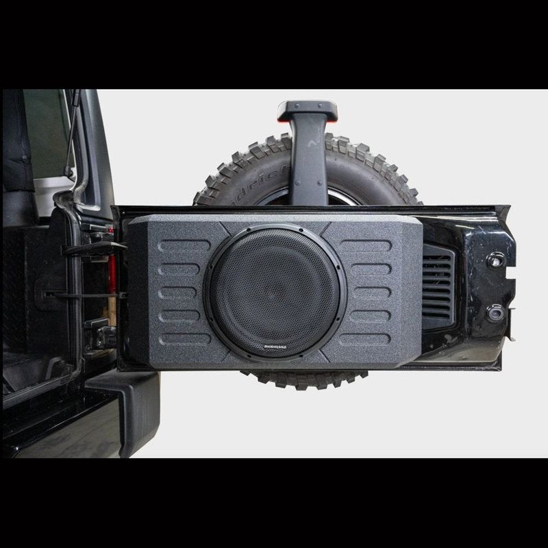 Phoenix Gold Tailgate 12-Inch Subwoofer Enclosure Speaker | 2007-2022 Jeep Wrangler 2-Door and 4-Door JK/JL Models