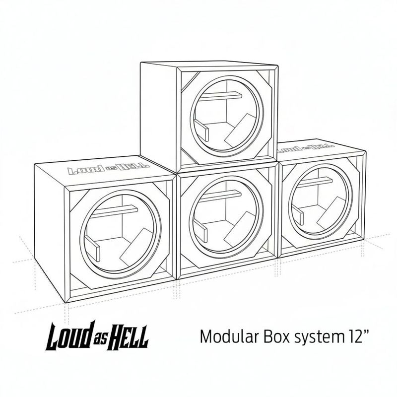 Loud as Hell 1x12" Midbaslåda