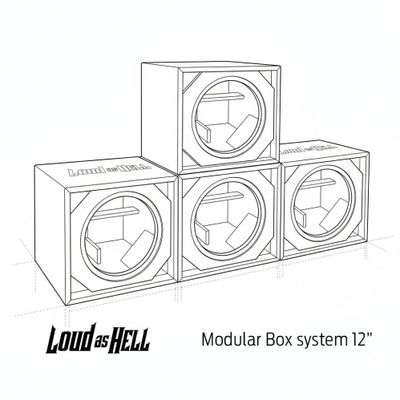 Loud as Hell 1x12" Midbaslåda