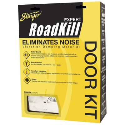 Stinger Roadkill Expert Door Kit RKXDK | 12 sq.ft | 6mm Car Sound Damping