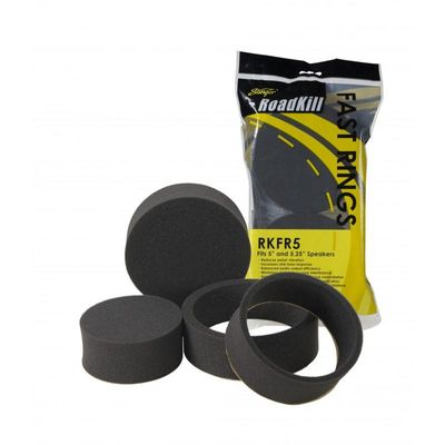 Stinger Roadkill Fast Rings RKFR5 | 3 Pc Foam Ring System for 5" and 5.25" Speakers | Pair