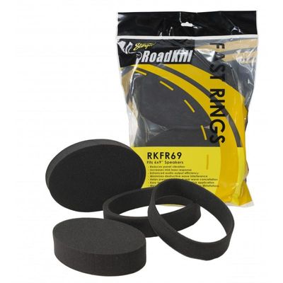Stinger Roadkill Fast Rings RKFR69 | 3 Pc Foam Ring System for 6x9" Speakers | Pair