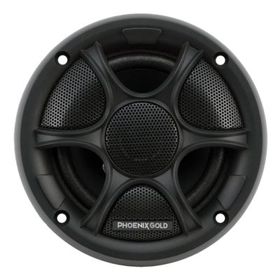 RX4CX - 4 Inch 80 Watt Coaxial Speakers | Anti-Resonant Steel Basket | 19mm Mylar Balanced Dome Tweeter