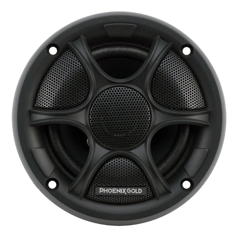 RX4CX - 4 Inch 80 Watt Coaxial Speakers | Anti-Resonant Steel Basket | 19mm Mylar Balanced Dome Tweeter
