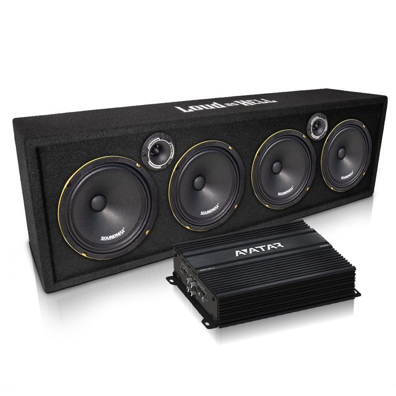 Soundmax SX-M8XL LOUD AS HELL planka Ampkit V2