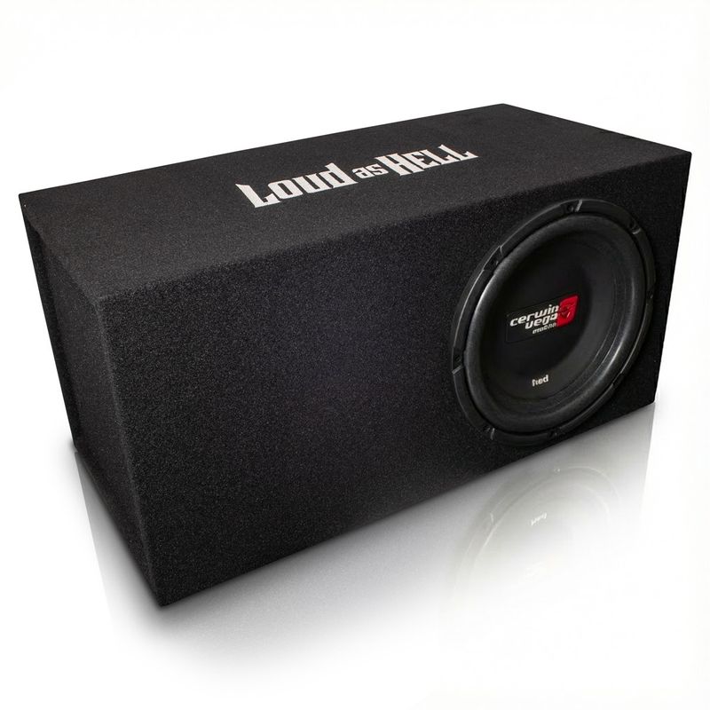 Cerwin-Vega HED Shallow HS102D 1x10" Loud as Hell Baslåda