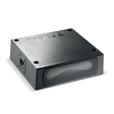 Focal ISUBTWIN 2 x Under Seat Car Subwoofer Speakers | 200W Maximum Power | Ultra-compact & Easy Installation