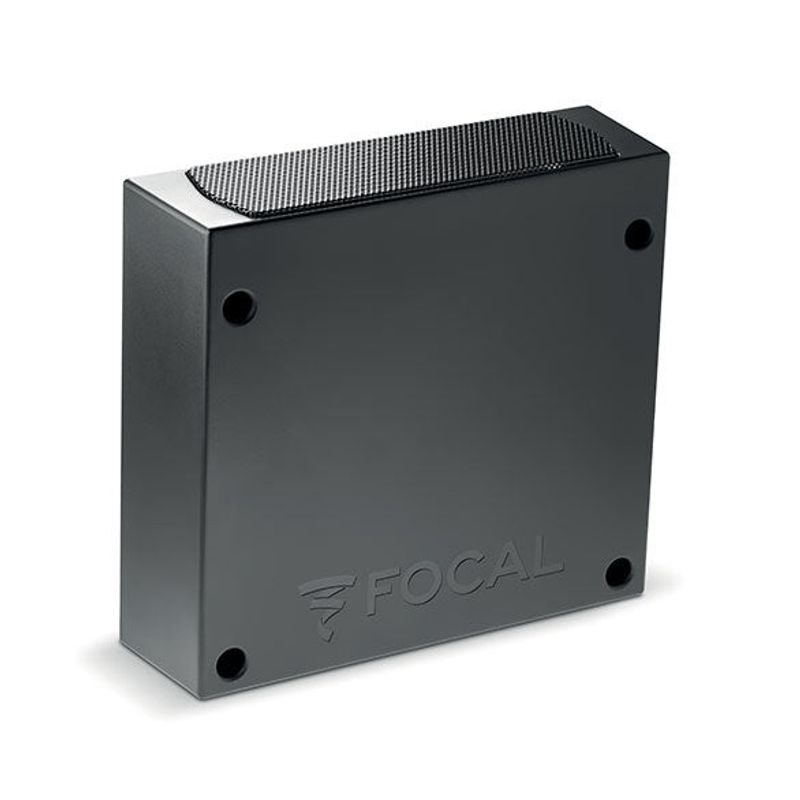 Focal ISUBTWIN 2 x Under Seat Car Subwoofer Speakers | 200W Maximum Power | Ultra-compact & Easy Installation