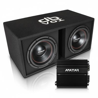 2x12" Soundmax SX-FX12.D4 dBVox låda Ampkit