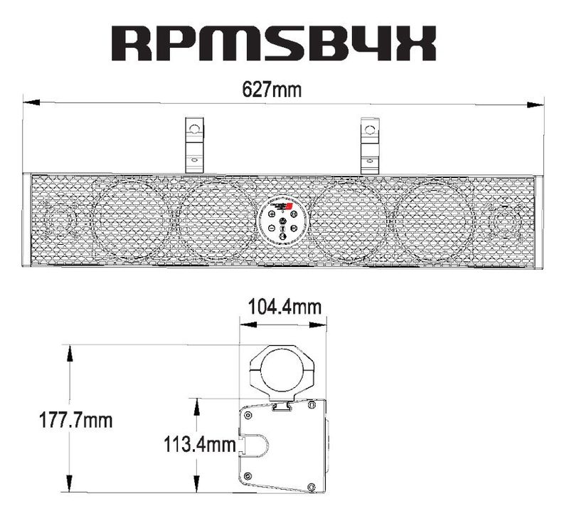 Cerwin Vega Soundbar RPMSB4X