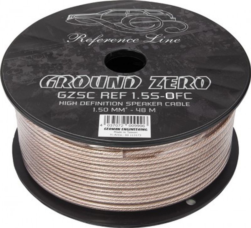 Ground Zero Kaiutinkaapeli 2 x 1.50mm² / 14.7 AWG / 48 m
