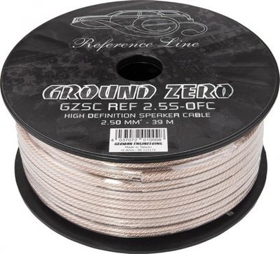 Ground Zero Kaiutinkaapeli 2 x 2.50mm² / 10.3 AWG / 39 m
