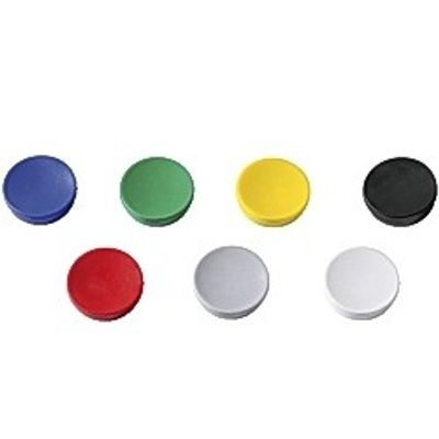 D26    Magnet 30mm  blandade färger   max 3 pkt per beställning