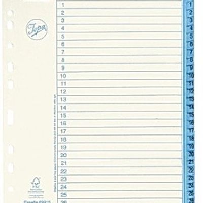 D39    Pärmregister  1-31