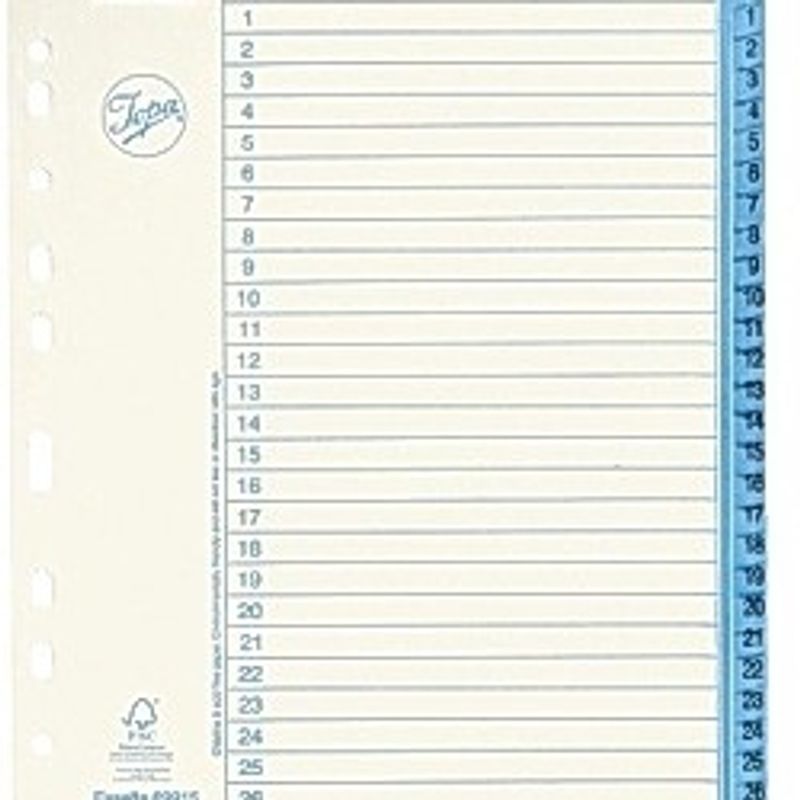 D39    Pärmregister  1-31