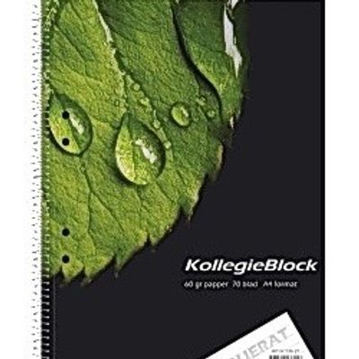 D23    Kolligieblock A4 linjerat max 10st per beställning