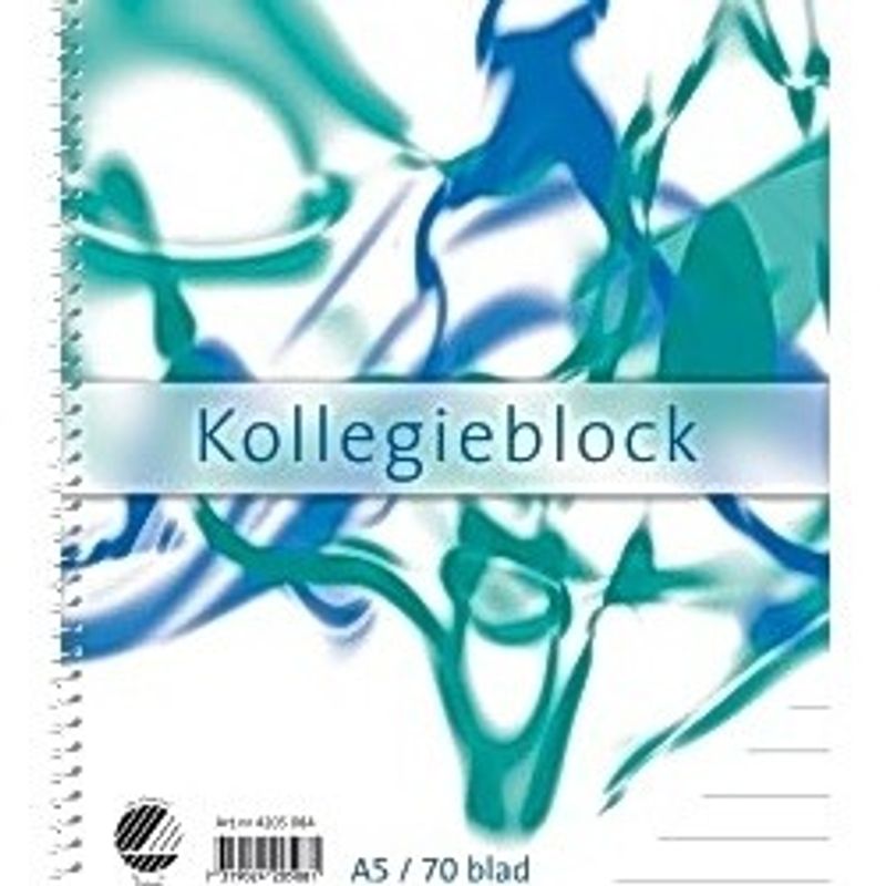 D27    Kolligieblock A5 linjerat max 10st per beställning