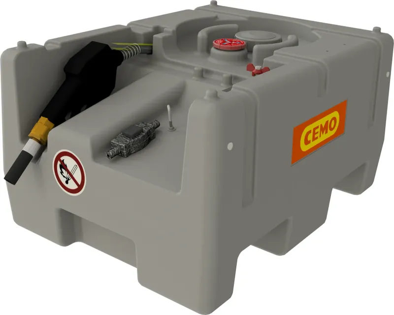 CEMO DT-Mobil Easy 125 L – Kompakt Mobil Dieseltankstation, ADR-godkänd, CENTRI SP30 12V 30 L/min