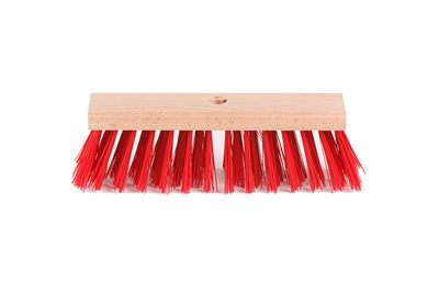 Plastkvast 30cm, borst polypropylen, trärygg