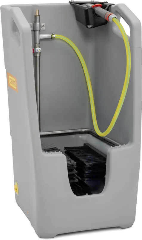 CEMO Stöveltvätt Premium – Automatisk Stöveltvättstation med 4 Borstar och Handtvättfunktion, 53 × 49 × 88 cm