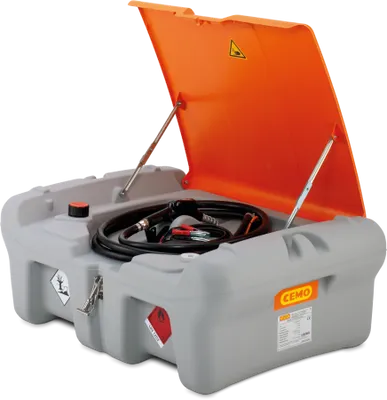 CEMO DT-Mobil Easy Pick-up 210 L – Mobil Dieseltankstation för Lastflak, ADR-godkänd, 12V