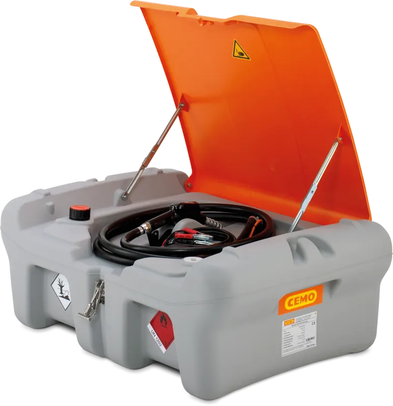 CEMO DT-Mobil Easy Pick-up 210 L – Mobil Dieseltankstation för Lastflak, ADR-godkänd, 12V