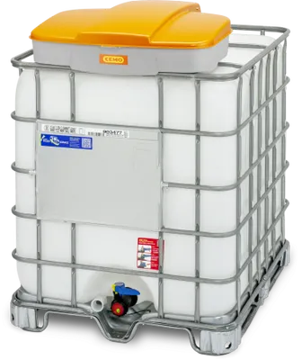 IBC Påfyllningstratt med Lock – CEMO för Spillfri Hantering