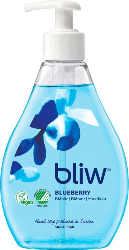 Flytande Tvål Bliw, Blåbär pump 300ml