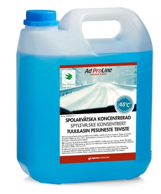 AdProLine® Spolarvätska Koncentrat 4L – Året-runt, Frysskydd till -65°C | Bra Miljöval